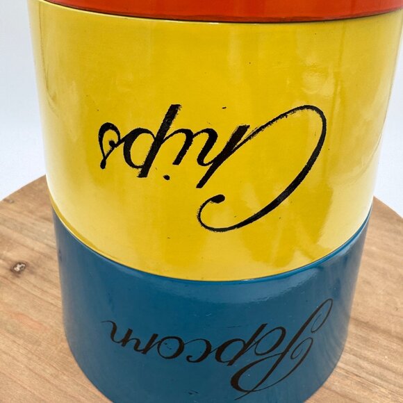 Set of 4 Vintage Nesting Snack Bowl by Nasco popcorn chips pretzels nuts melamin - Picture 5 of 16